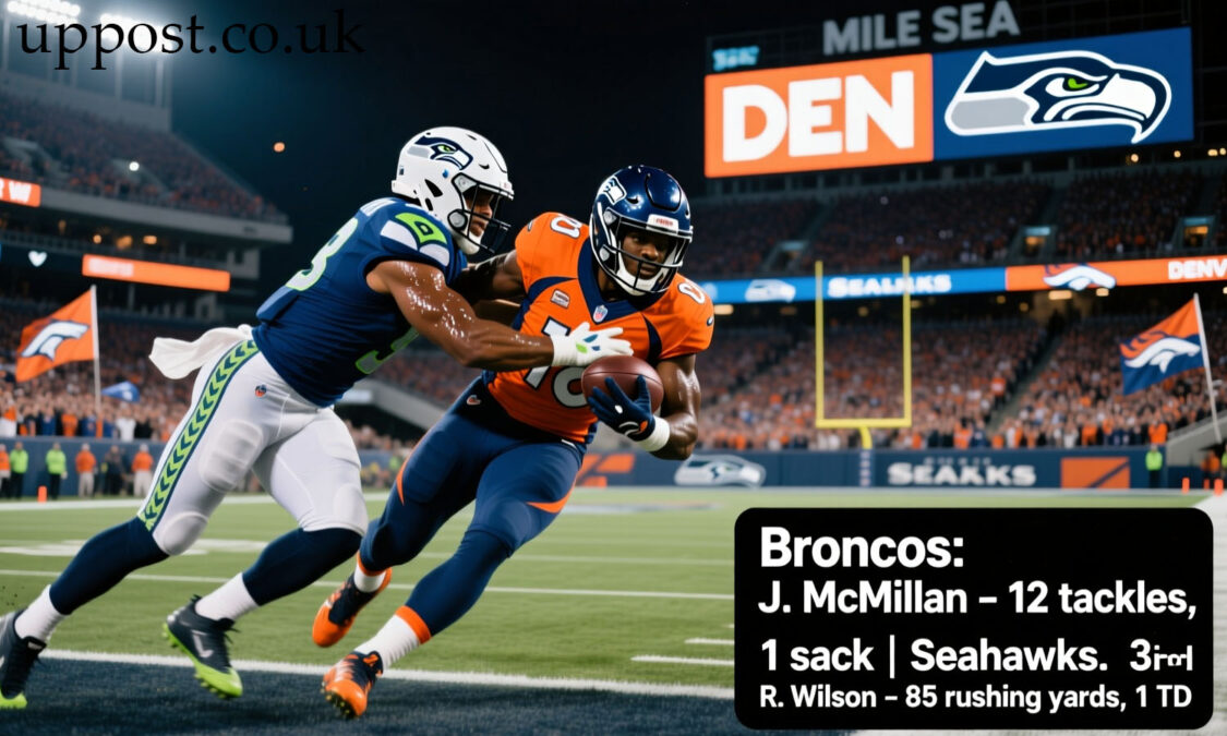 denver broncos vs seahawks match player stats